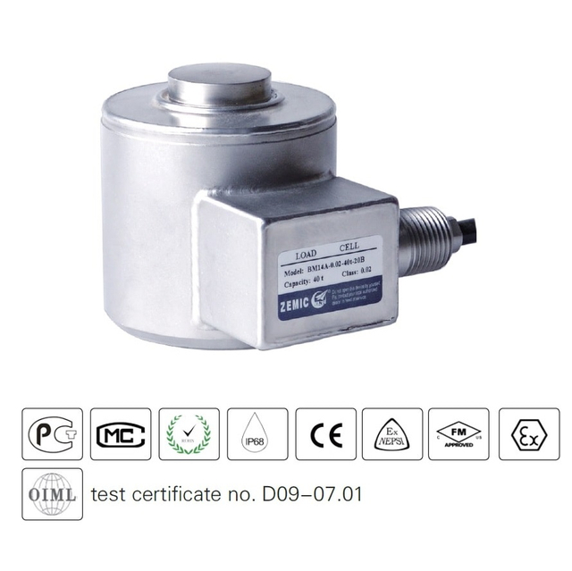 BM14A Compression Load Cell Zemic Canister Load Cell