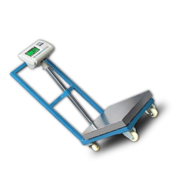 WS0121 Bench Shipping Scale Floor With Lockable Casters