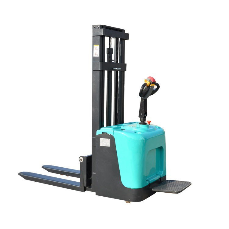 China New Full Electric Stacker Portable Self Loading Stacker