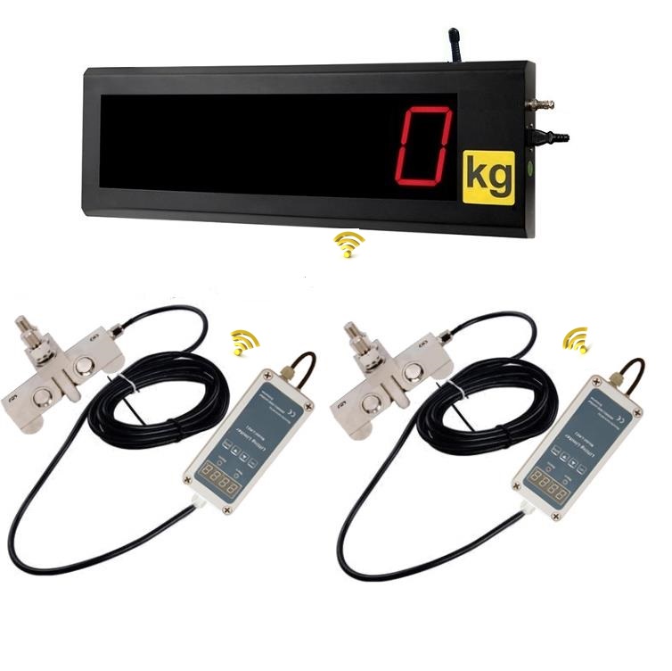 LC104W 3 Wire 6 Wire Load Cell Sensor 50kg Steel Wire Rope Tension Load Cell Sensor