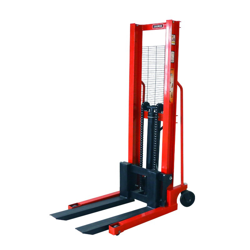 High Quality Mini Forklift Factory Price Manual Stacker