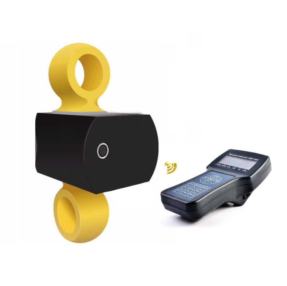 LCSW10W Wireless Low Headroom Link Wireless Tension Link Load Cell with Display