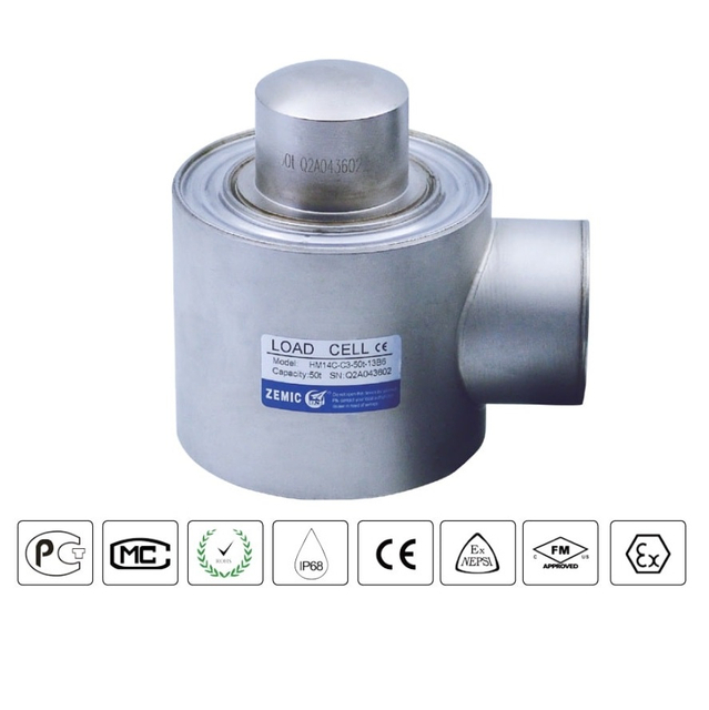 HM14C Column Type Load Cell Zemic Column Shear Beam Load Cell